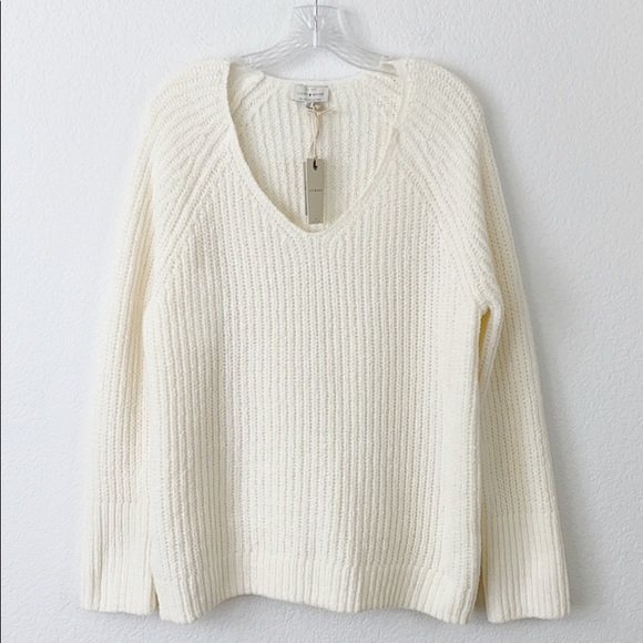Lucky Brand Sweaters - SOLD NWT LUCKY BRAND Chenille Sweater in Cream